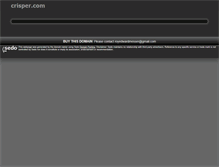 Tablet Screenshot of crisper.com